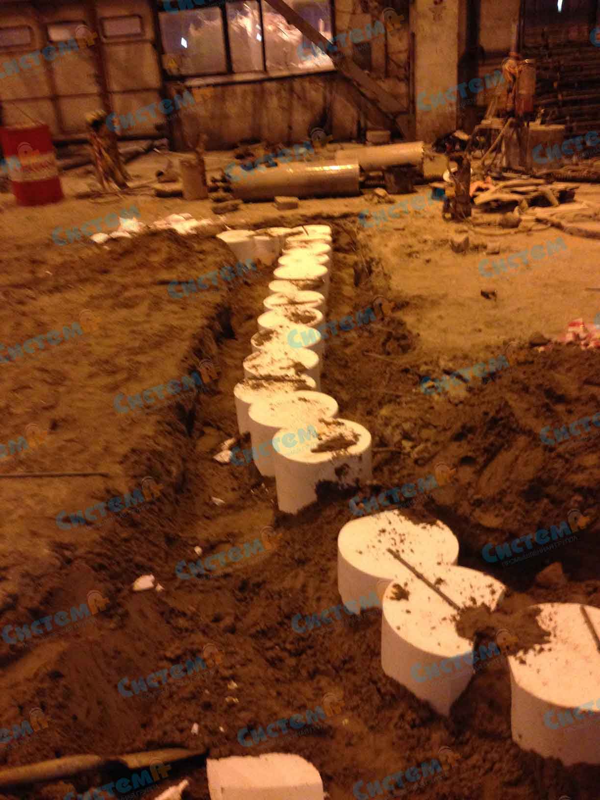 Пенопластовые блоки форшахт Пенопластовые блоки форшахт